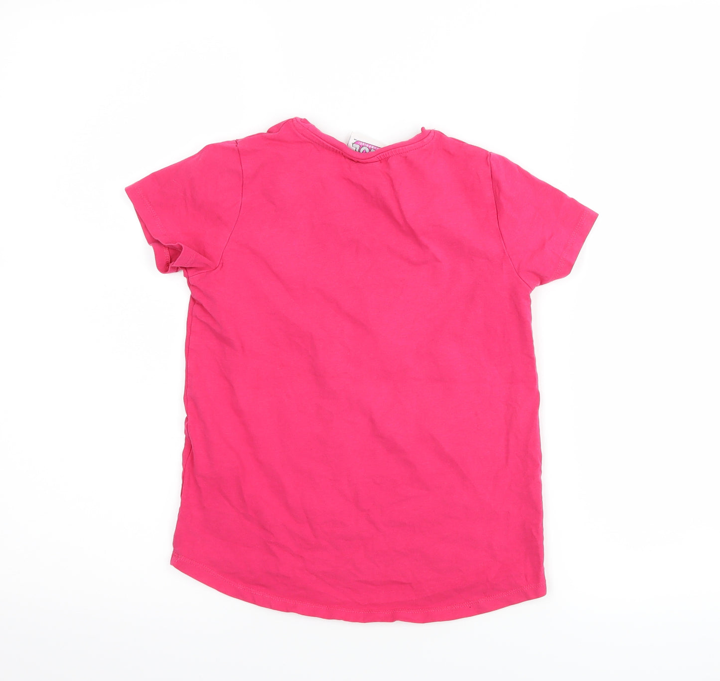 Matalan Girls Pink   Basic T-Shirt Size 7 Years  - LOL Dolls