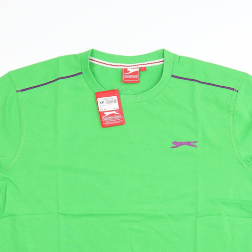 Slazenger Mens Green    T-Shirt Size S