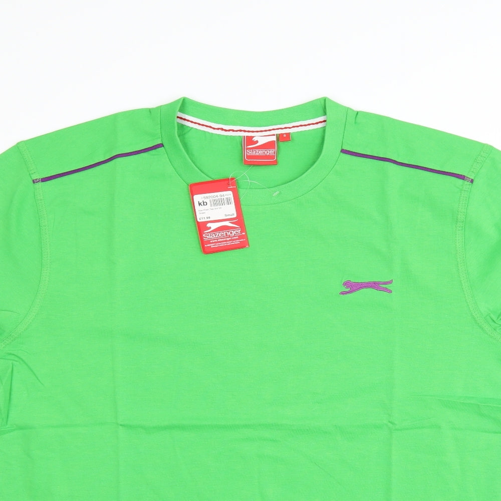 Slazenger Mens Green    T-Shirt Size S