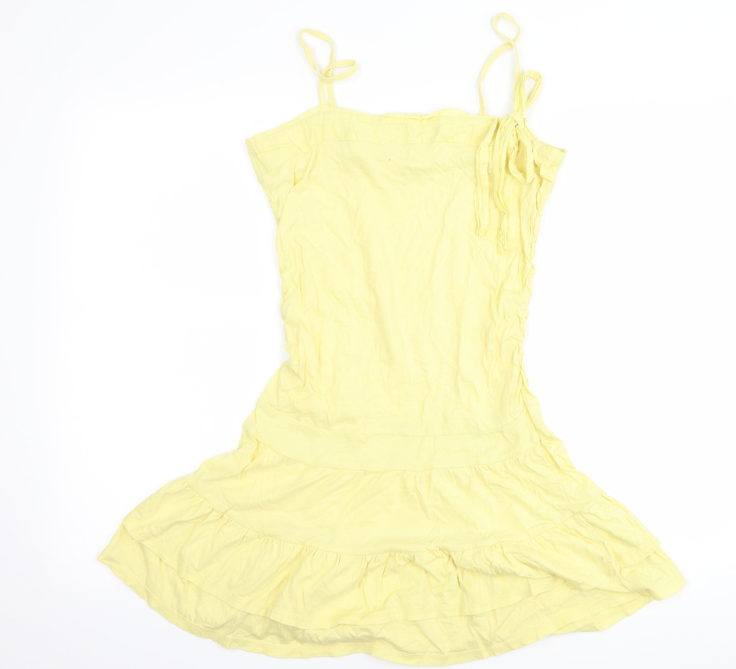Miss Selfridge Womens Yellow   A-Line  Size 12