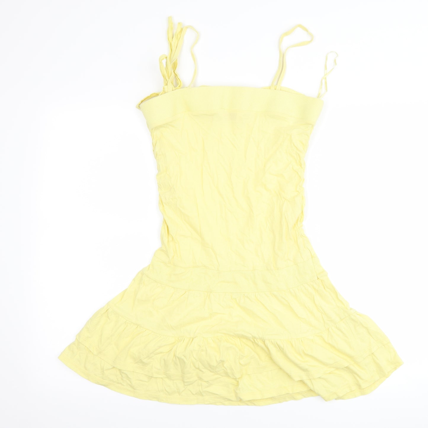 Miss Selfridge Womens Yellow   A-Line  Size 12