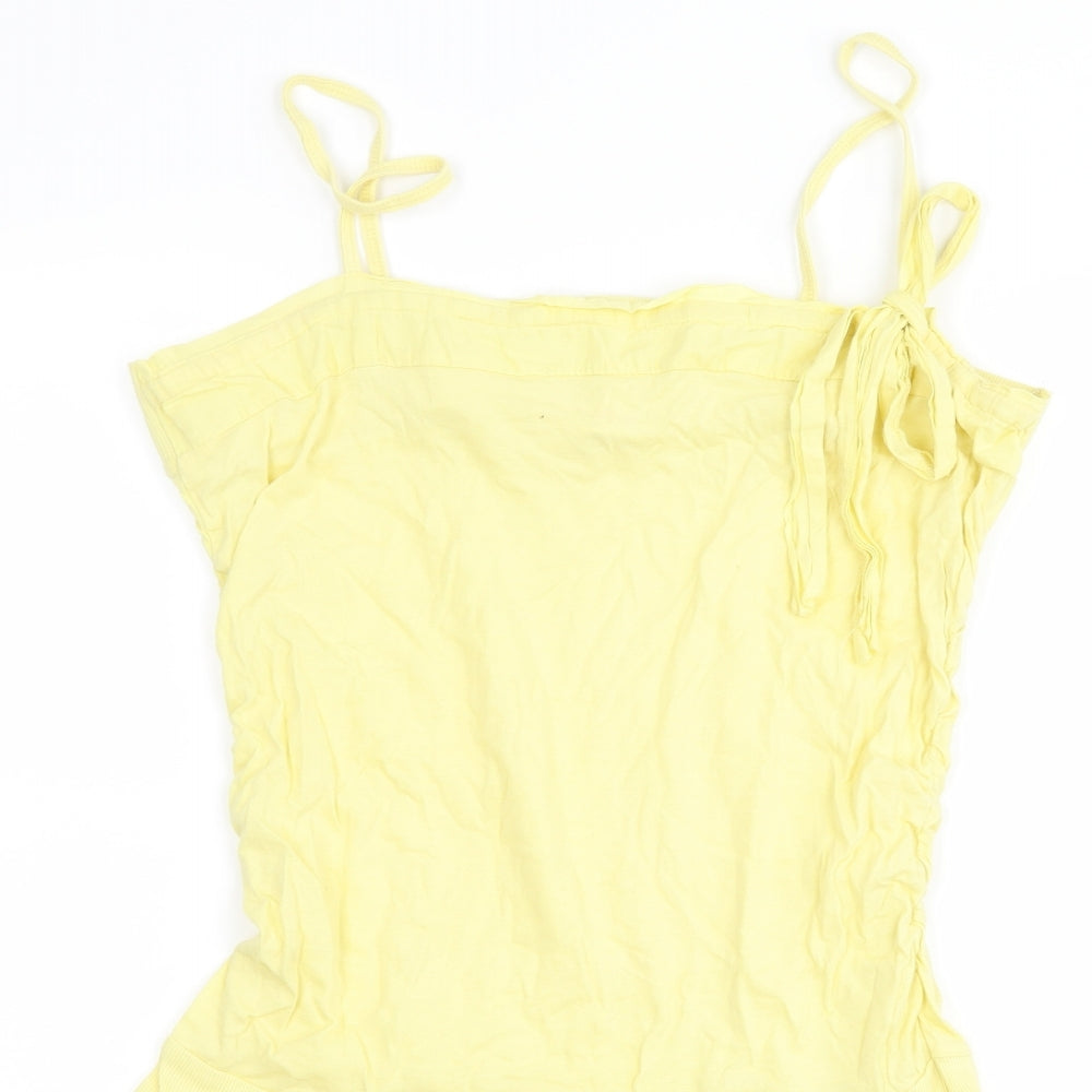 Miss Selfridge Womens Yellow   A-Line  Size 12