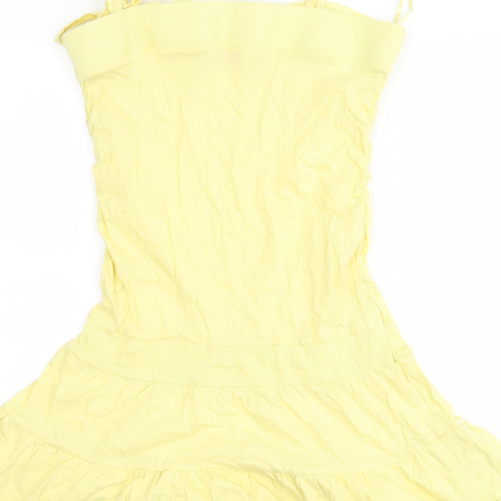 Miss Selfridge Womens Yellow   A-Line  Size 12
