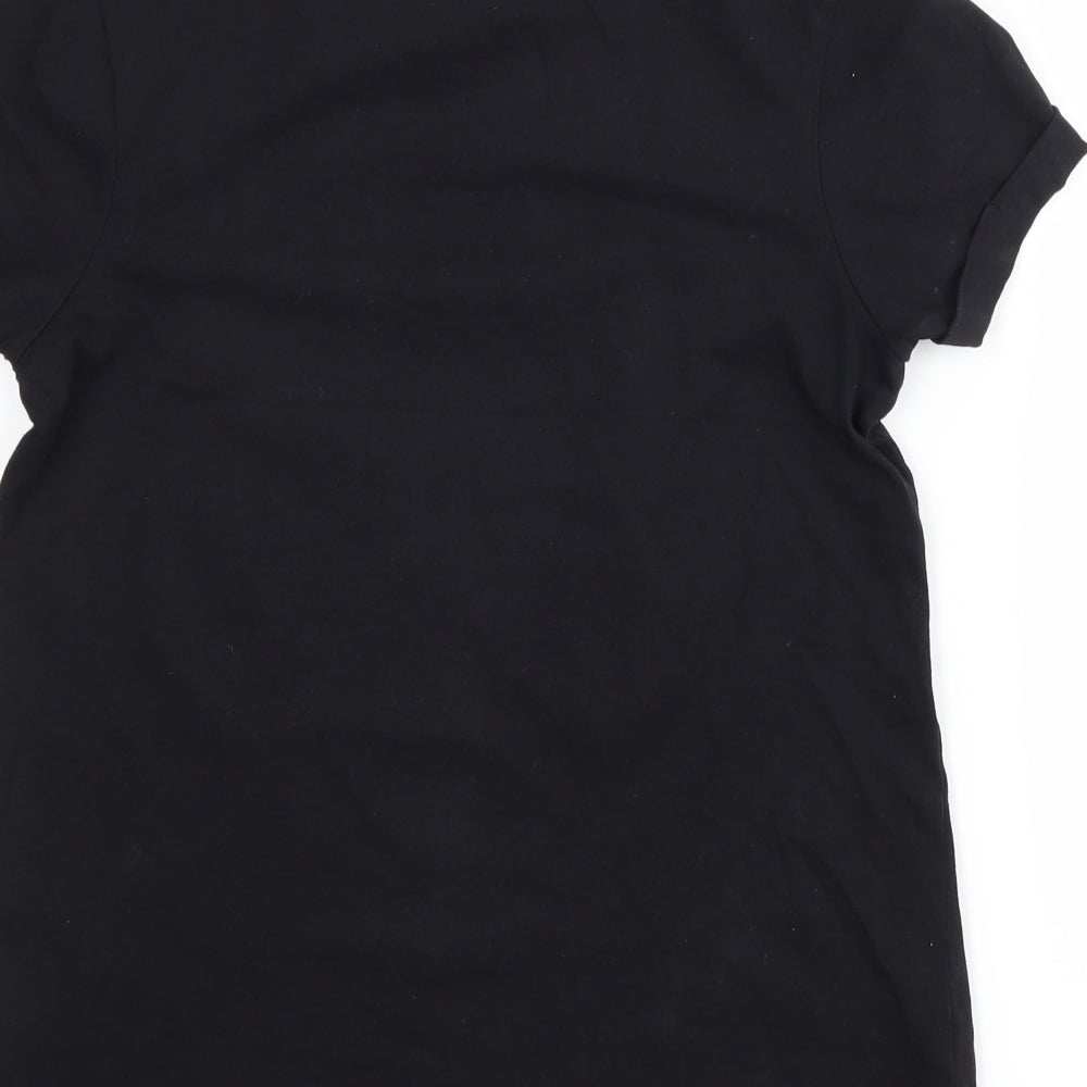 Primark Girls Black   Basic T-Shirt Size 10-11 Years  - Disney Mickey Mouse