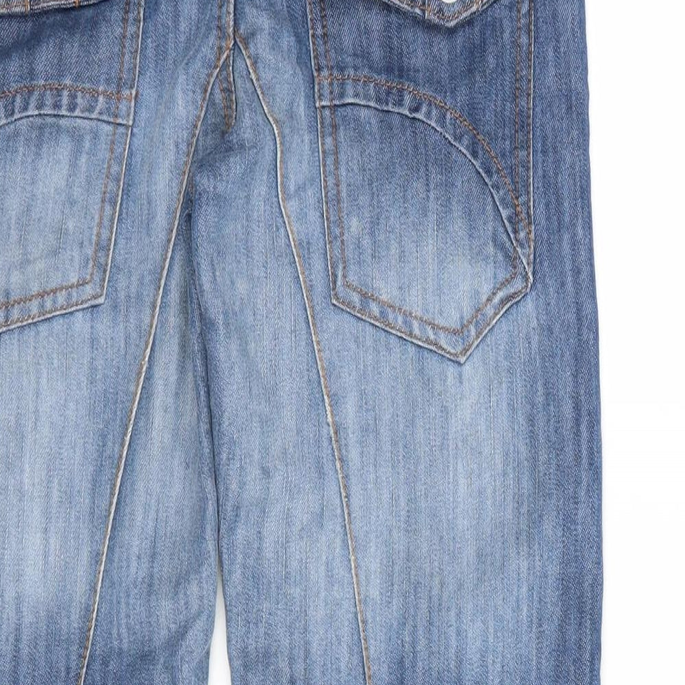 Ripstop Boys Blue  Denim Straight Jeans Size 10-11 Years