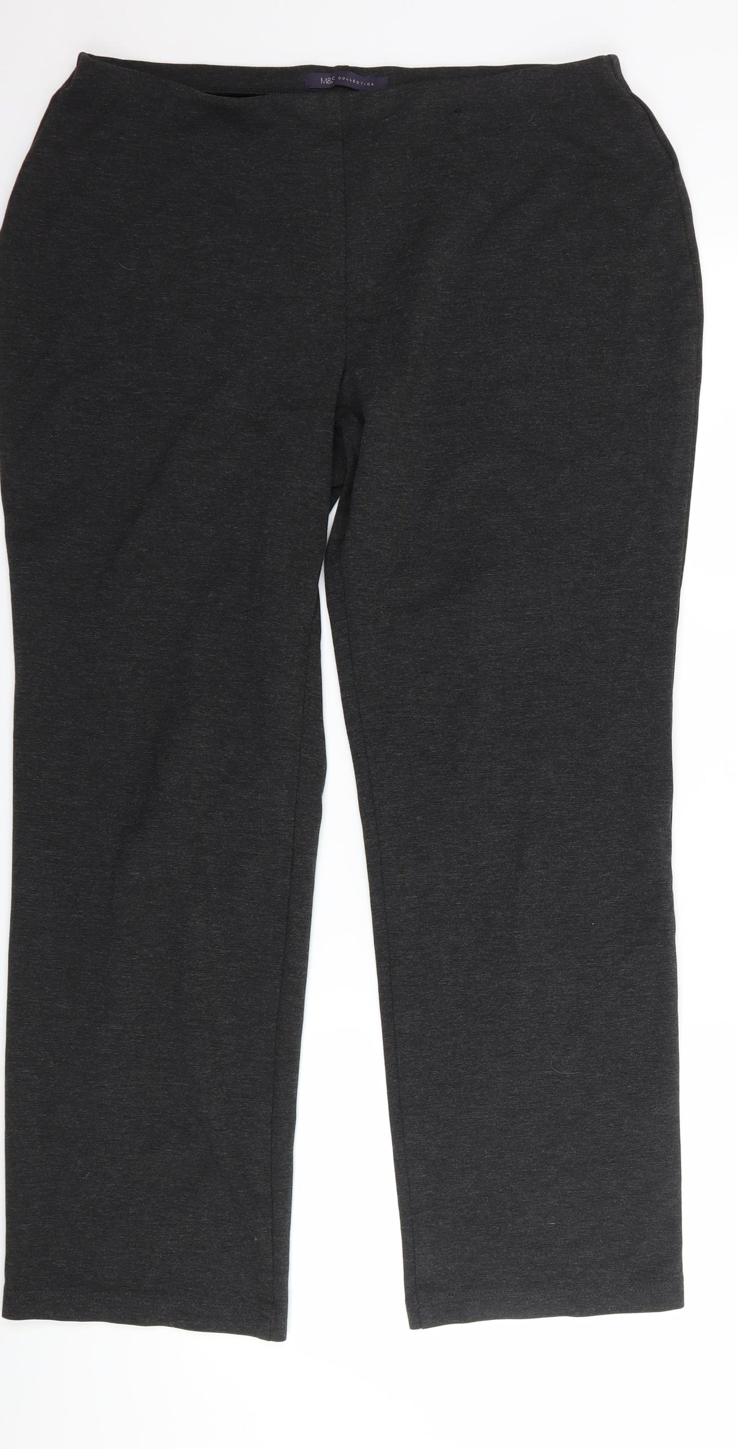 Marks and Spencer Womens Black   Trousers  Size 14 L27 in