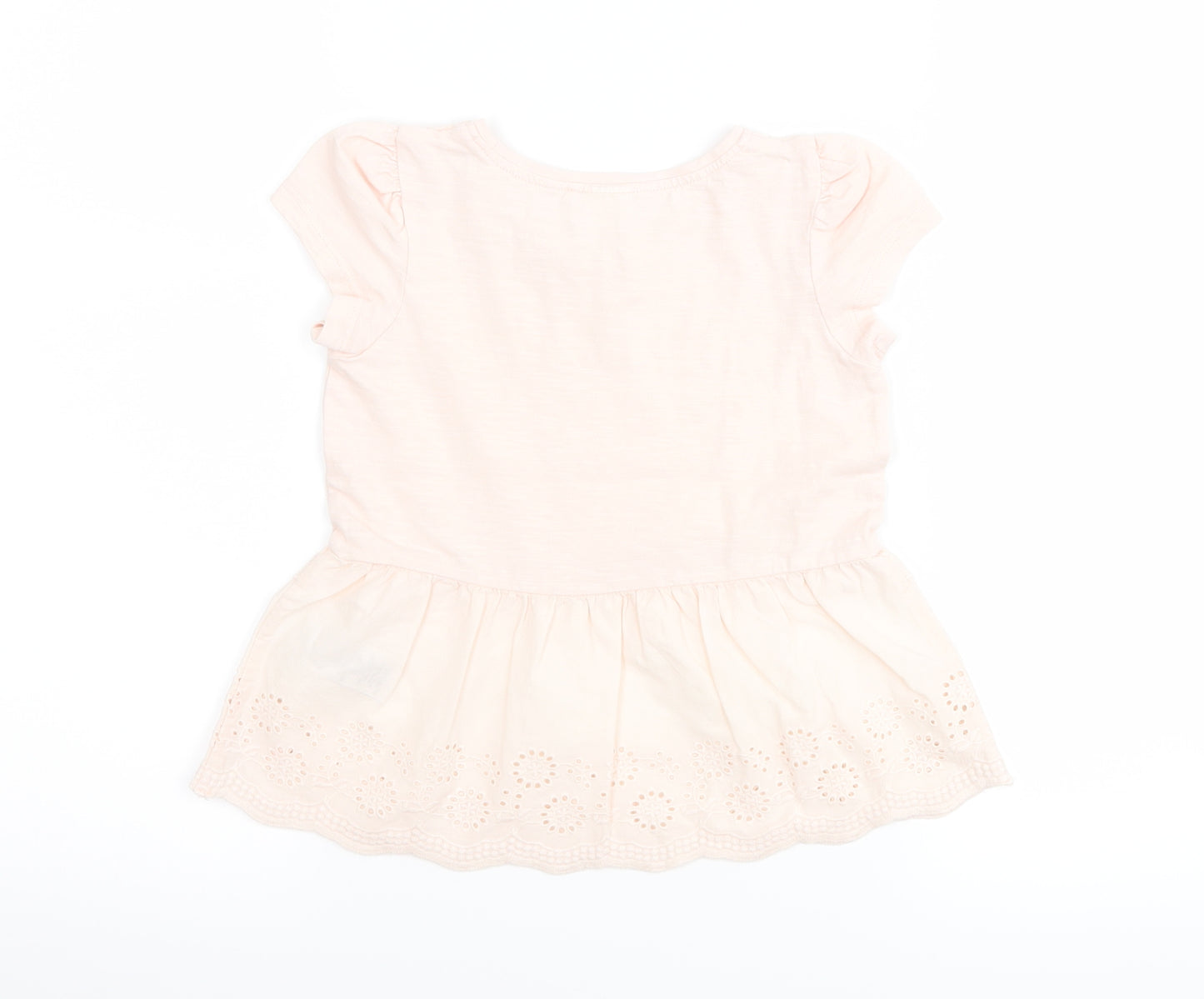 NEXT Girls Pink   Basic T-Shirt Size 2-3 Years