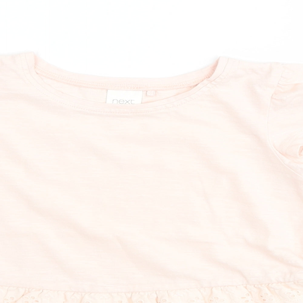 NEXT Girls Pink   Basic T-Shirt Size 2-3 Years