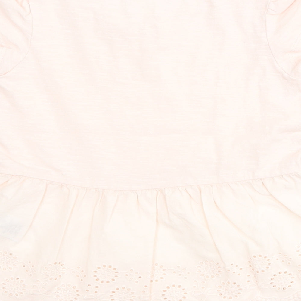 NEXT Girls Pink   Basic T-Shirt Size 2-3 Years