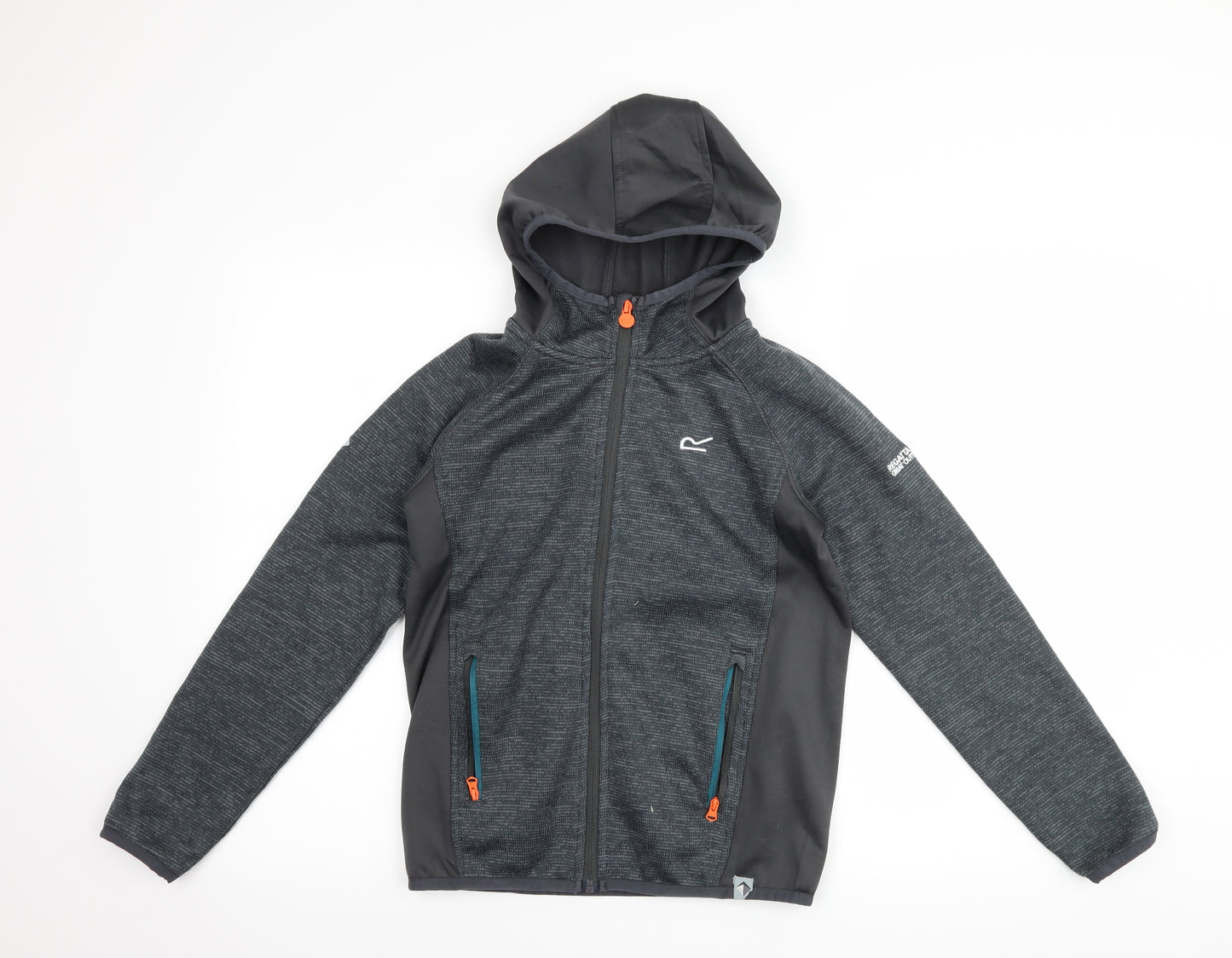 Regatta Boys Grey   Full Zip Hoodie Size 11-12 Years