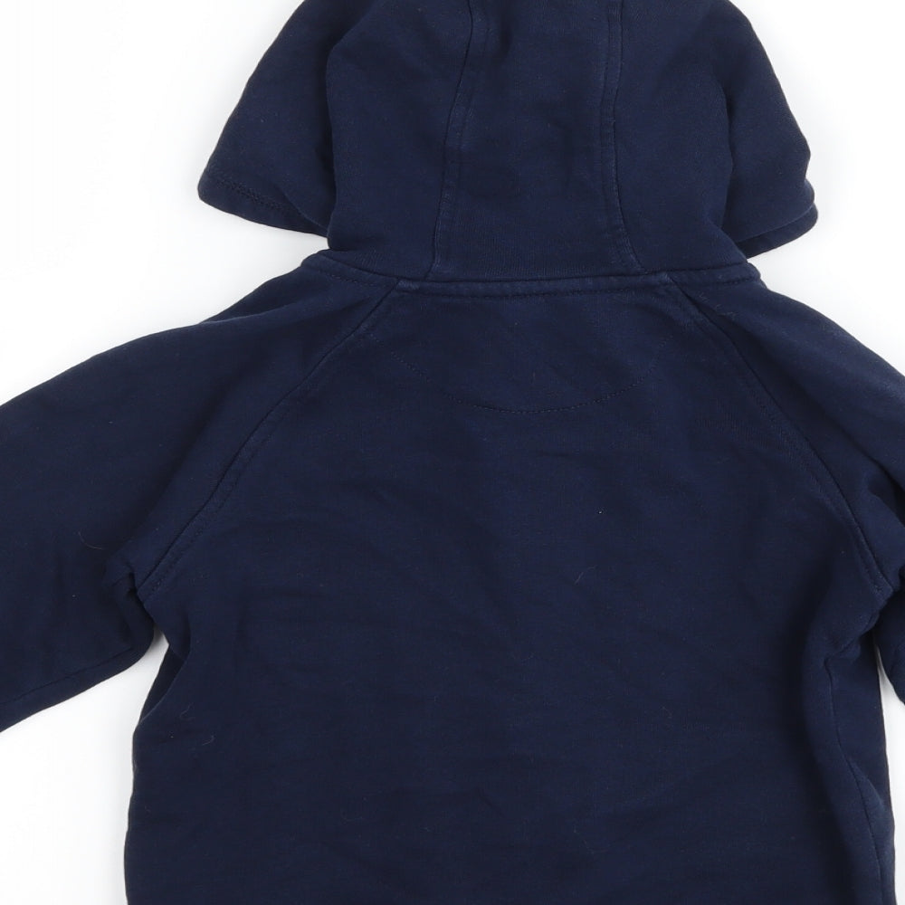 Matalan Boys Blue   Full Zip Hoodie Size 4-5 Years
