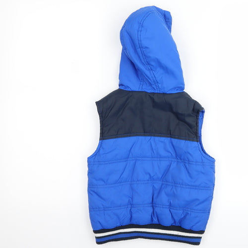 St Bernard Boys Blue   Gilet Coat Size 4 Years