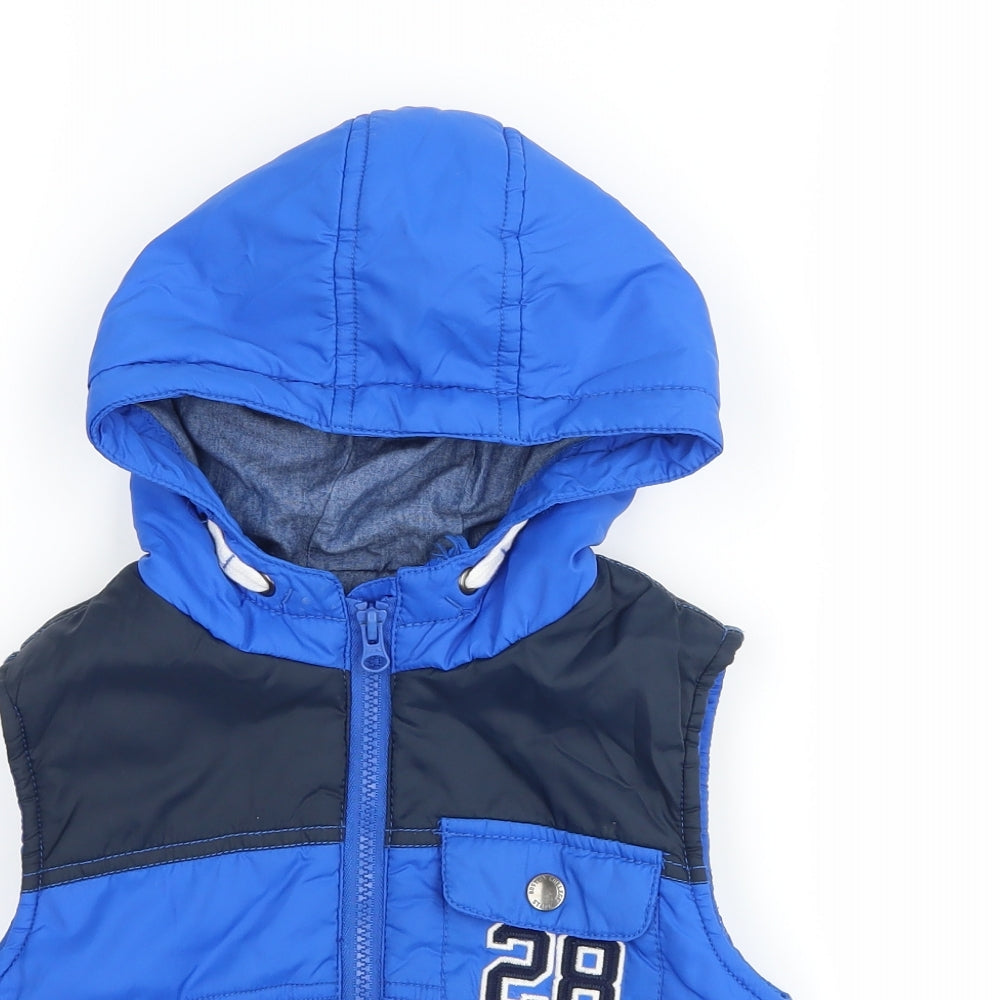 St Bernard Boys Blue   Gilet Coat Size 4 Years