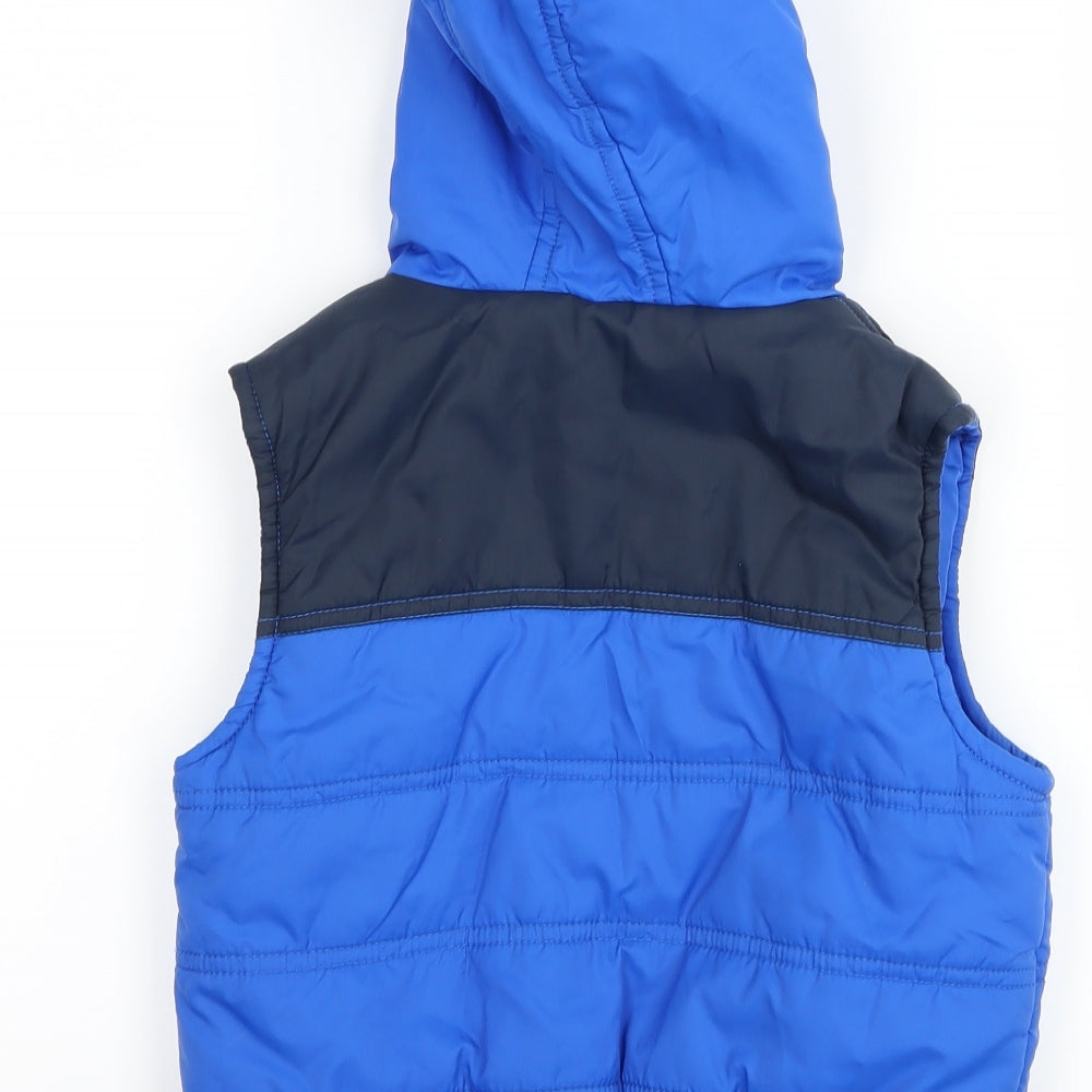 St Bernard Boys Blue   Gilet Coat Size 4 Years