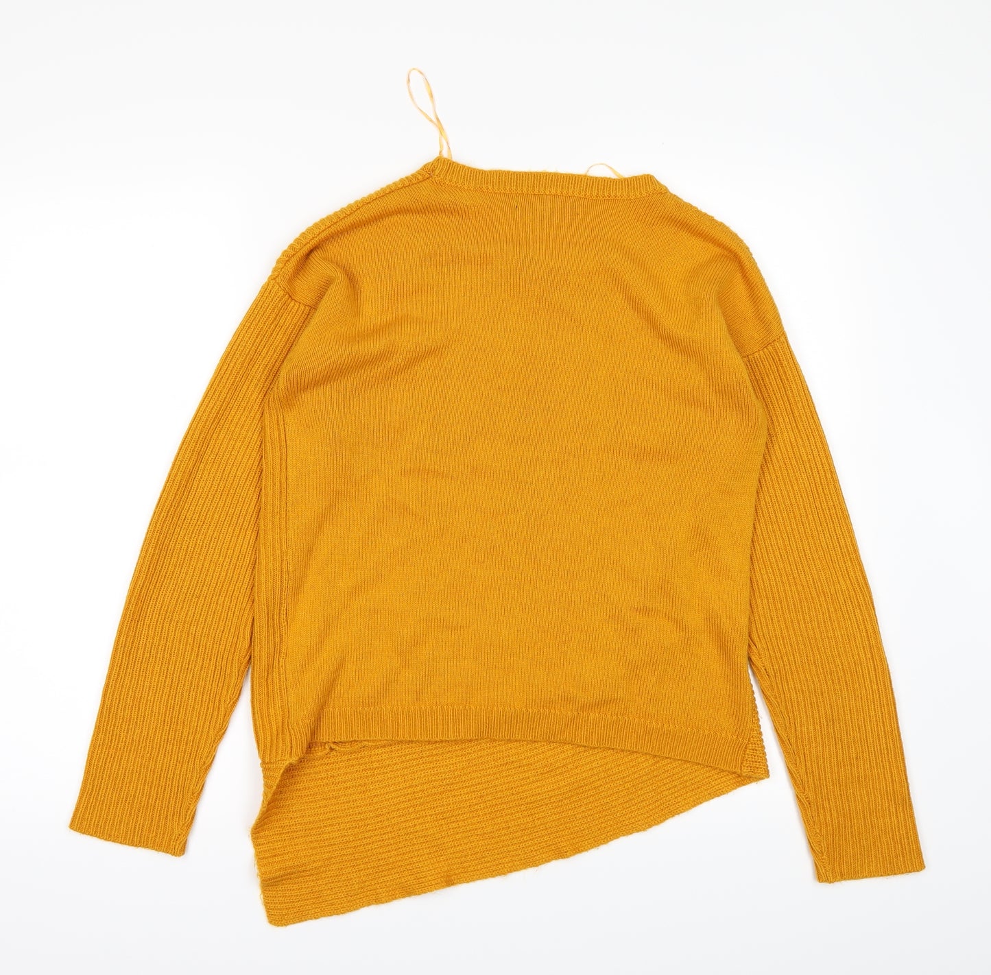 Peacocks Womens Yellow   Basic T-Shirt Size M