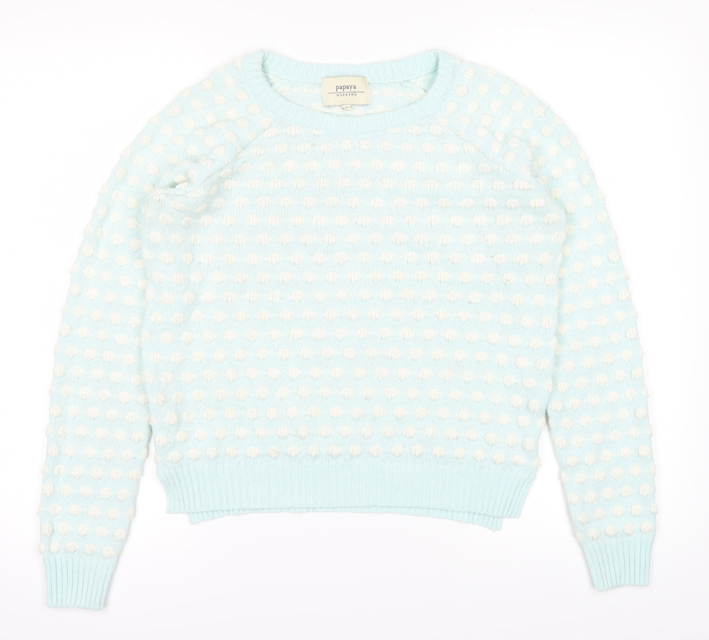 Papaya Womens Blue   Pullover Jumper Size S