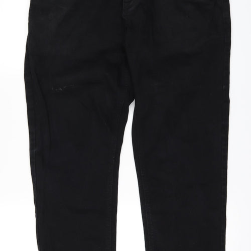 NEXT Mens Black   Straight Jeans Size 34 L27 in