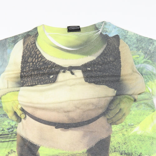 George Mens White    T-Shirt Size XL  - Shrek
