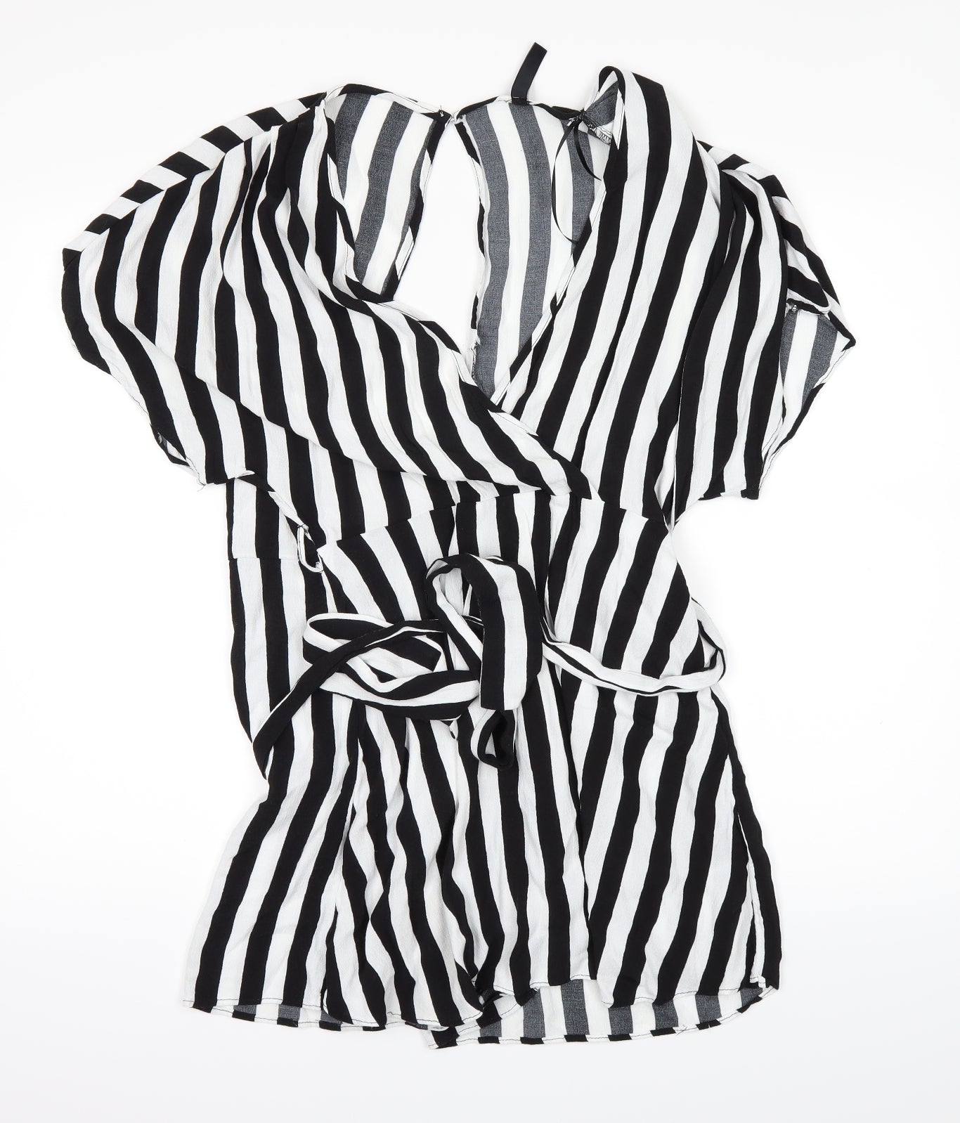 Zara Womens White Striped  Ball Gown  Size L