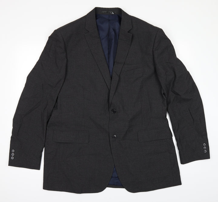 The Collection Mens Black   Jacket Suit Jacket Size 44