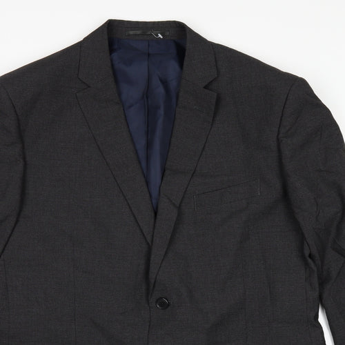 The Collection Mens Black   Jacket Suit Jacket Size 44