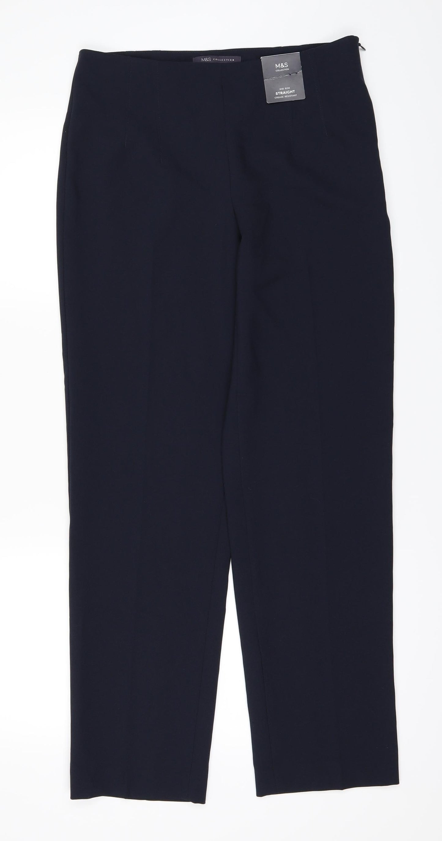 Marks and Spencer Womens Blue   Trousers  Size 8 L29 in