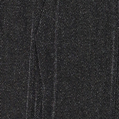 NEXT Womens Black Striped  Trousers  Size 12 L25 in