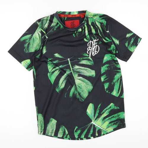 DFND Boys Black   Basic T-Shirt Size 9-10 Years
