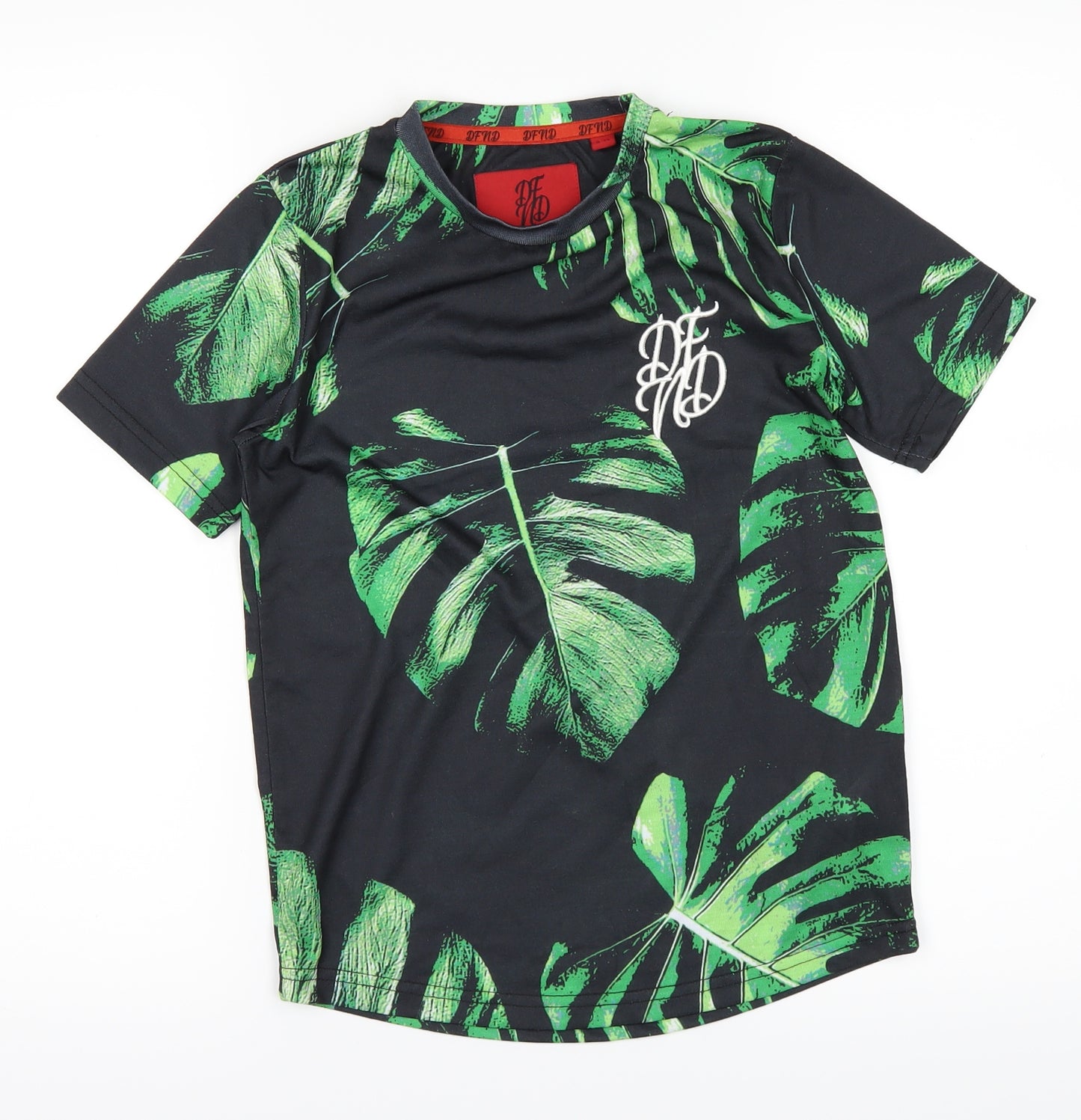 DFND Boys Black   Basic T-Shirt Size 9-10 Years