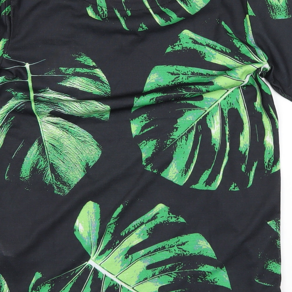 DFND Boys Black   Basic T-Shirt Size 9-10 Years