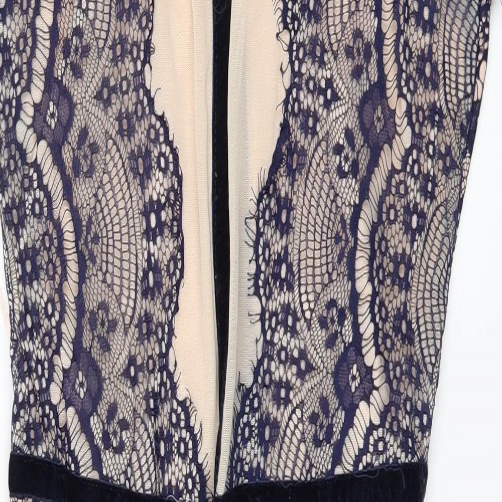 Missguided Womens Blue   Pencil Dress  Size 14