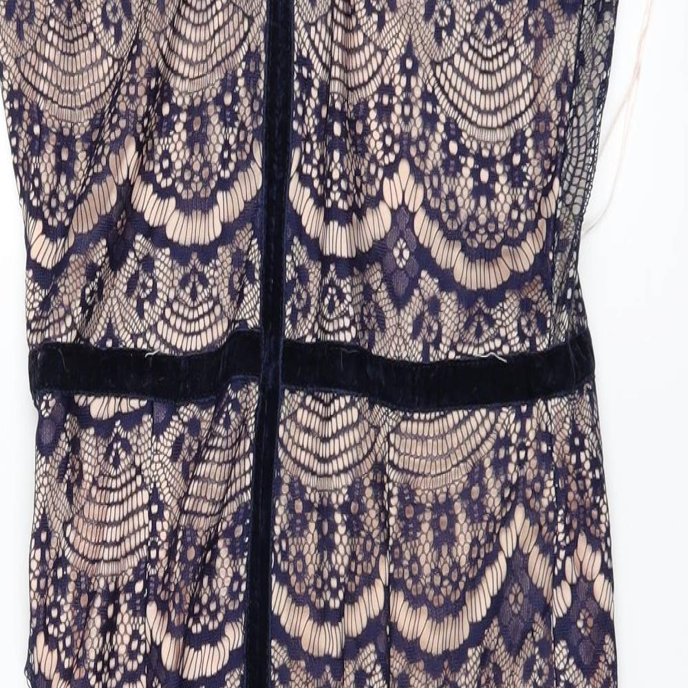 Missguided Womens Blue   Pencil Dress  Size 14
