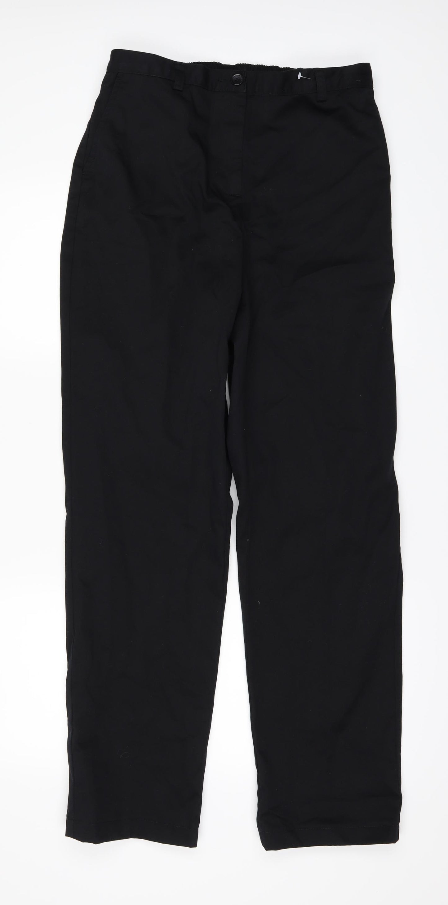 lands'end Womens Black   Trousers  Size 10 L30 in