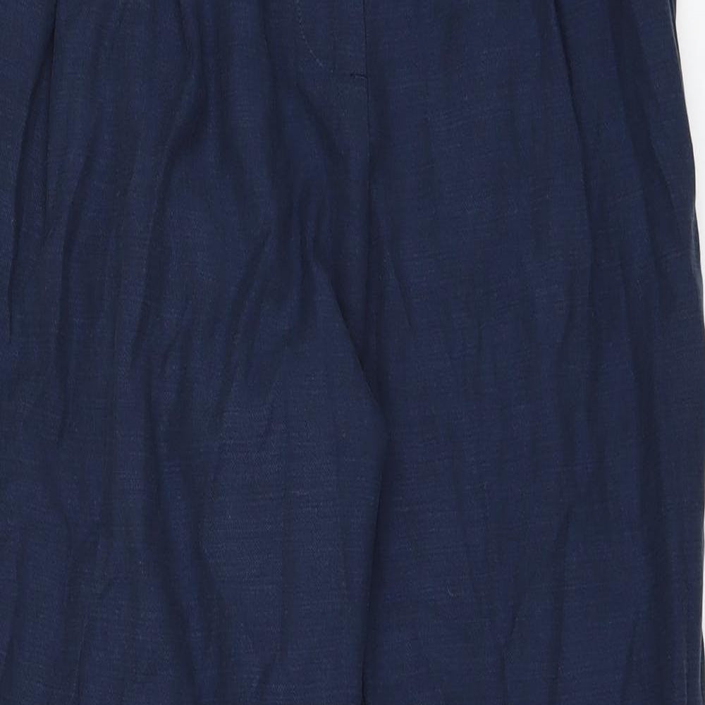Marks and Spencer Womens Blue   Trousers  Size 12 L28 in
