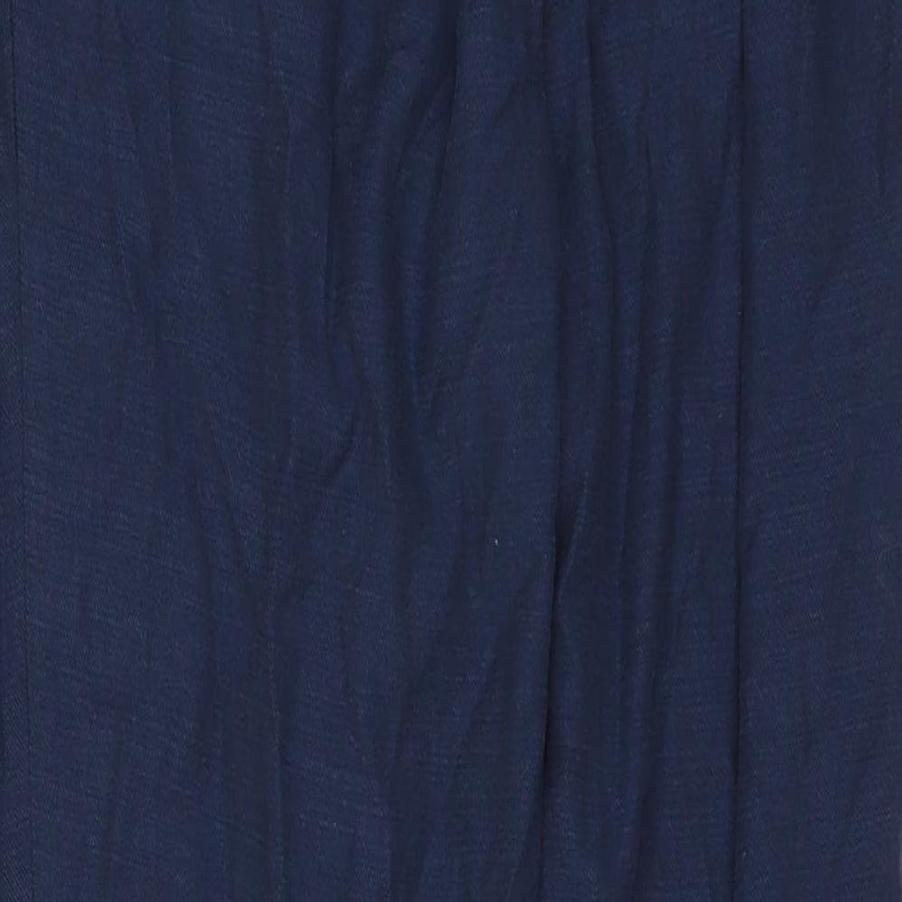 Marks and Spencer Womens Blue   Trousers  Size 12 L28 in