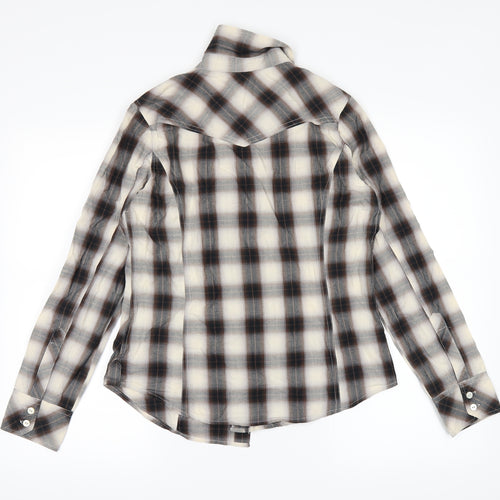 Tracy M Mens Brown    Button-Up Size M