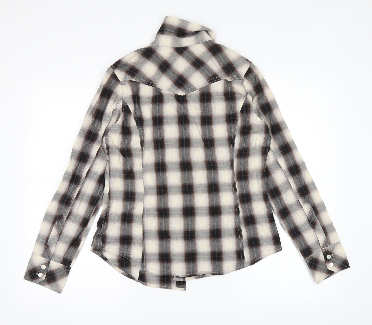 Tracy M Mens Brown    Button-Up Size M