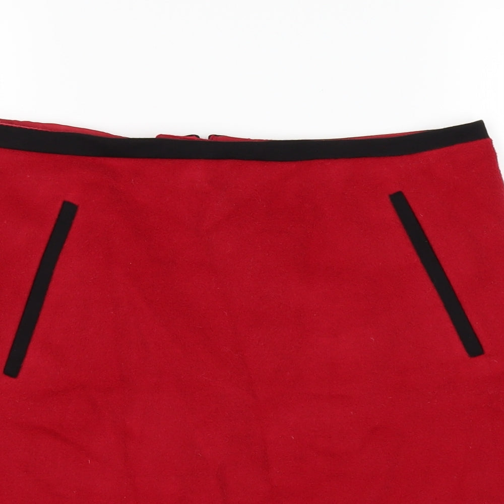 Marks and Spencer Womens Red   Mini Skirt Size 12