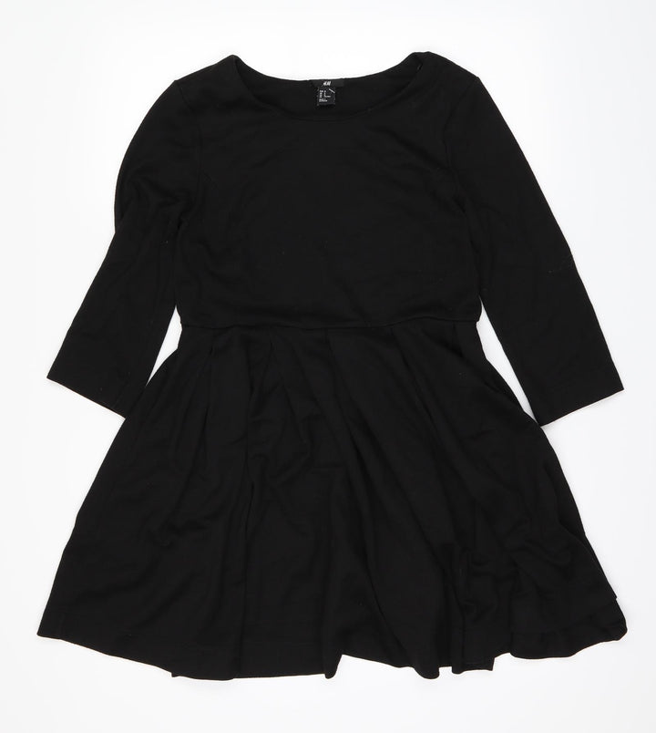 H&M Womens Black   Fit & Flare  Size M