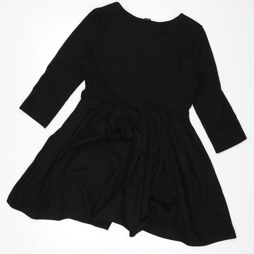 H&M Womens Black   Fit & Flare  Size M
