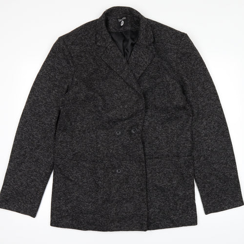 Boohoo Womens Black   Jacket  Size L