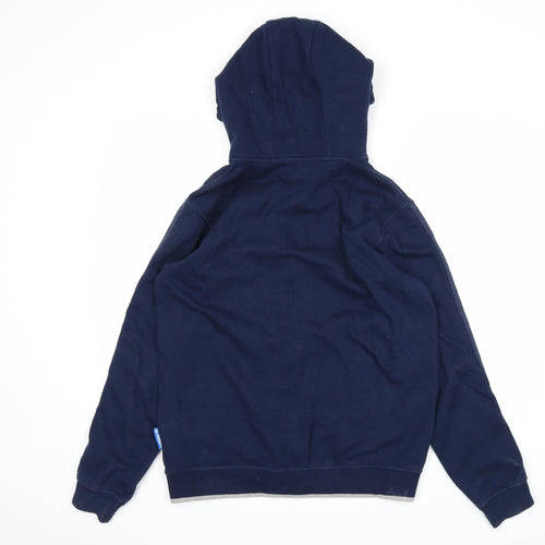 adidas Mens Blue   Full Zip Hoodie Size M
