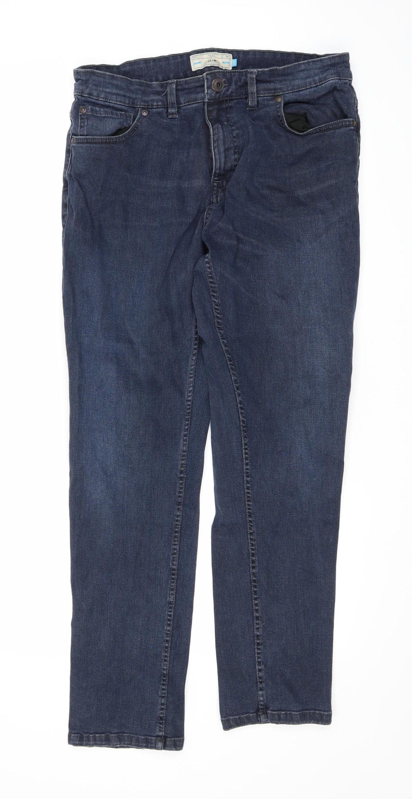 NEXT Mens Blue   Straight Jeans Size 34 L30 in