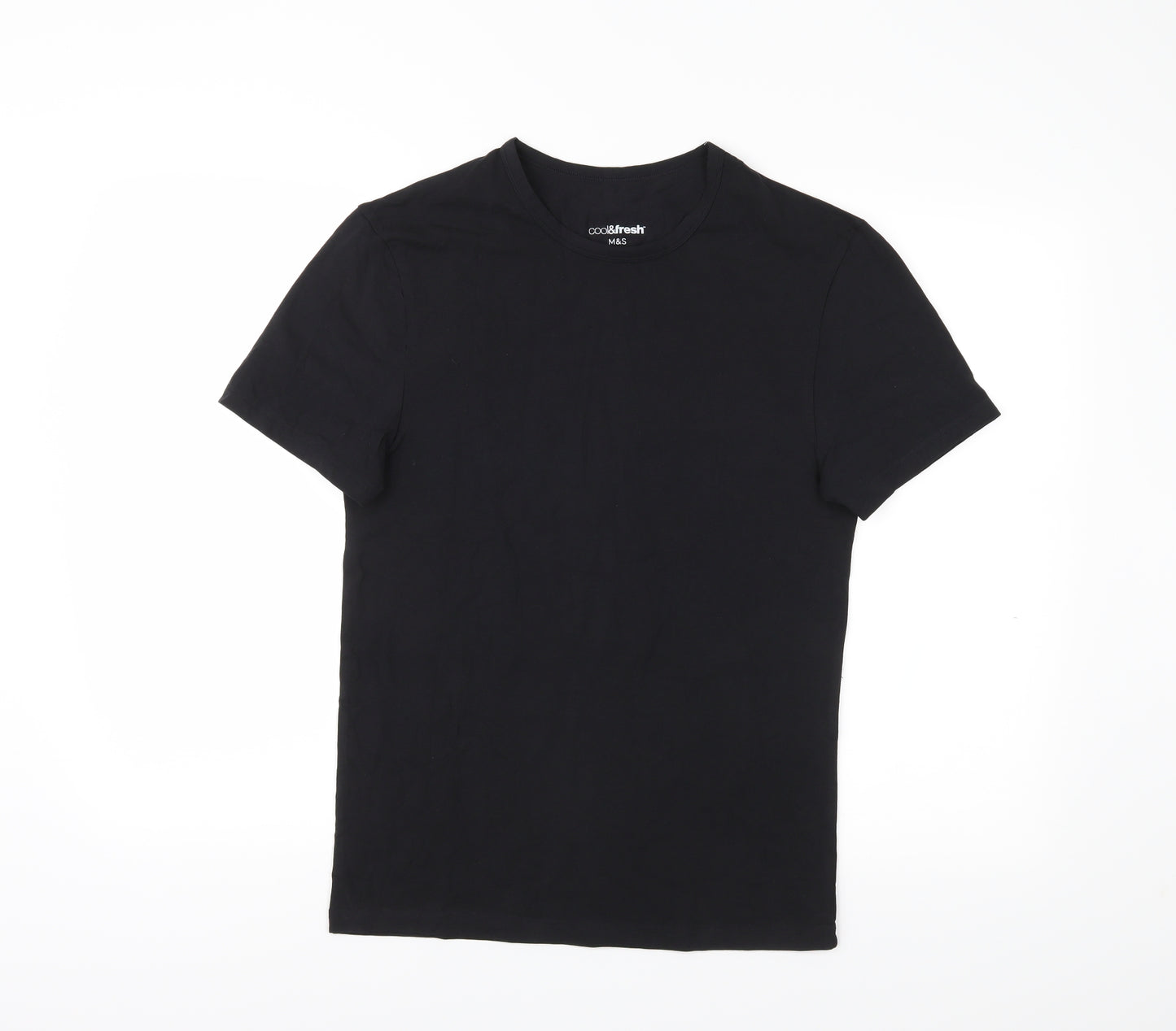M&S Mens Black    T-Shirt Size S