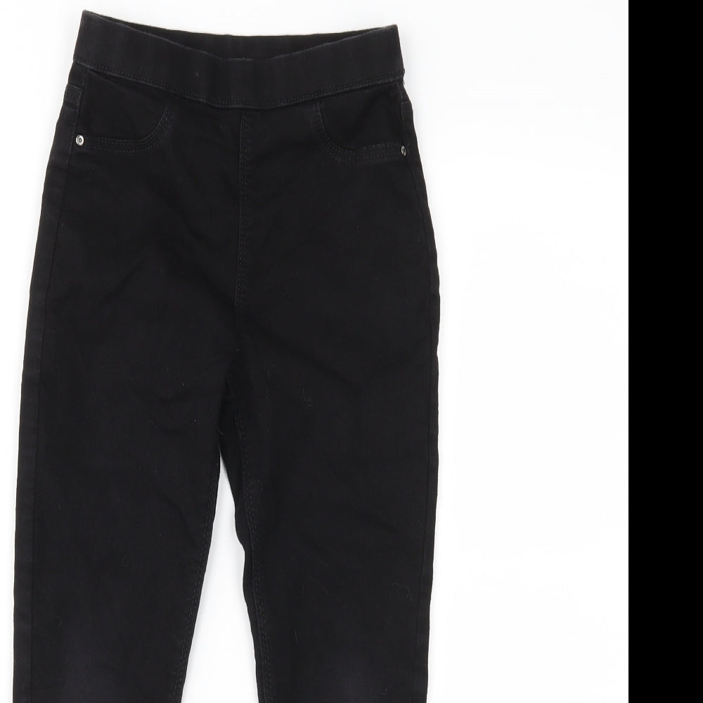 Matalan Girls Black   Jegging Jeans Size 8 Years