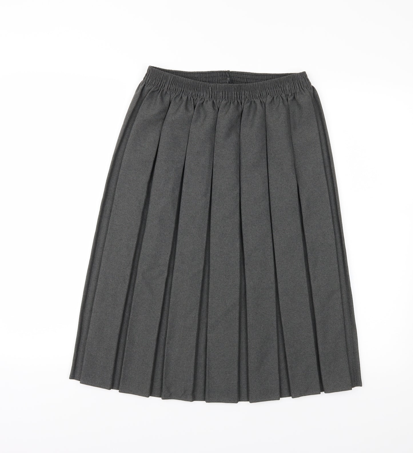 Preworn Womens Grey   Pleated Skirt Size XL