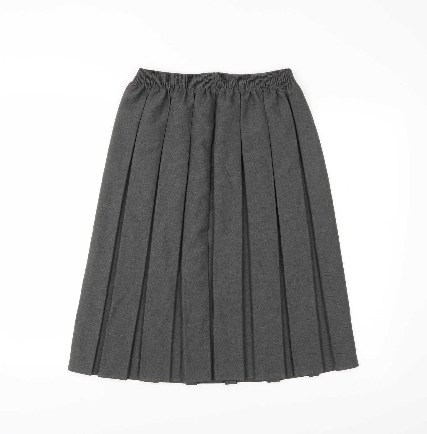Preworn Womens Grey   Pleated Skirt Size XL