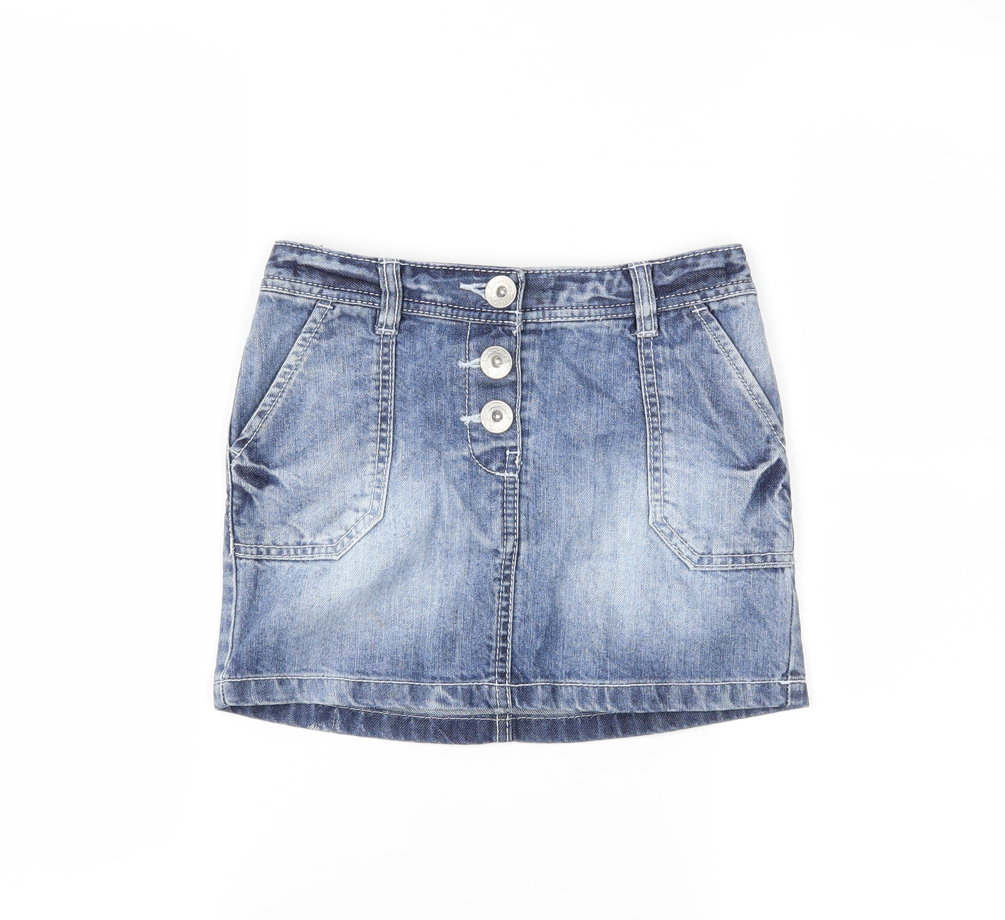 NEXT Girls Blue   A-Line Skirt Size 7 Years