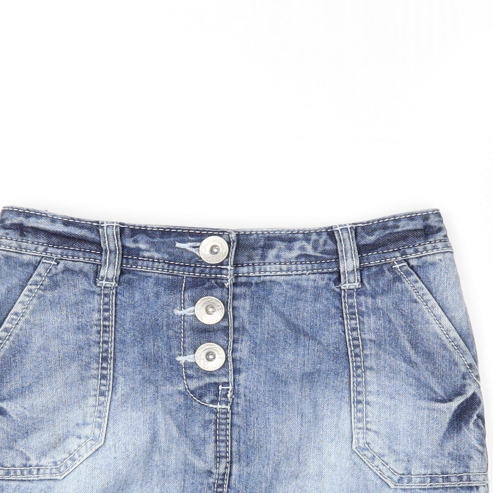 NEXT Girls Blue   A-Line Skirt Size 7 Years