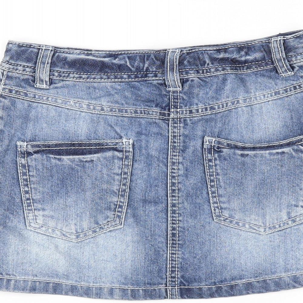 NEXT Girls Blue   A-Line Skirt Size 7 Years